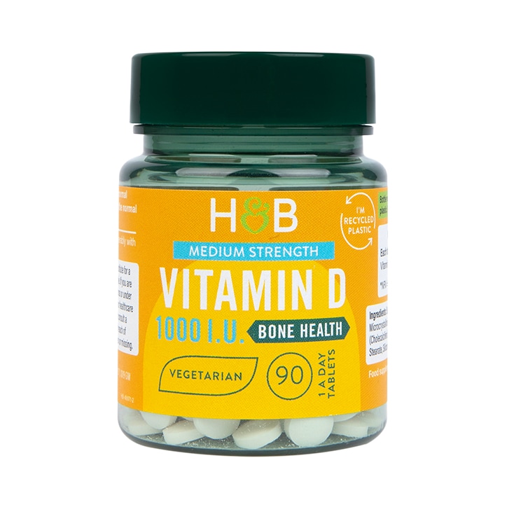 Holland & Barrett Vitamin D 1000 I.U. 25ug 90 Tablets